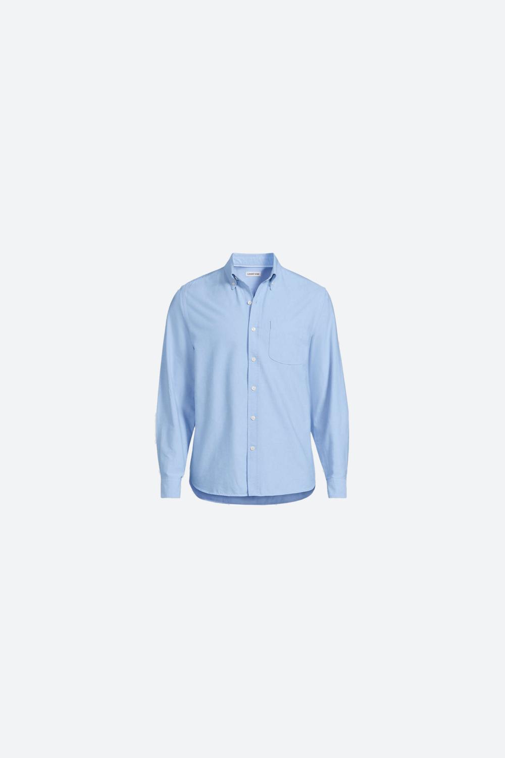 Chemise Oxford avec Col à Pointes Boutonnées